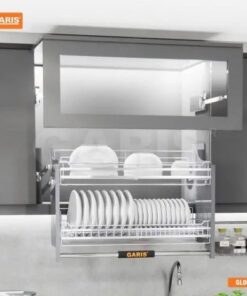 GIÁ BÁT ĐĨA NÂNG HẠ GARIS ML06N THÉP CAO CẤP PHỦ NANO