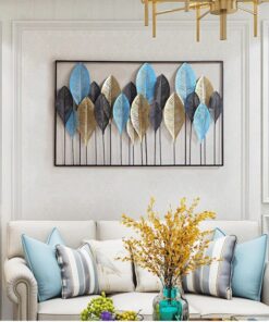 Tranh Decor khung lá mã A0393